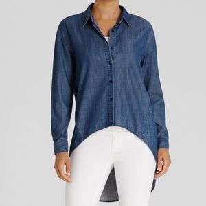 Eileen Fisher High/Low Denim top